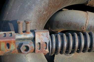 Mekanik yay aygıtı, fotoğrafa yakın çekim