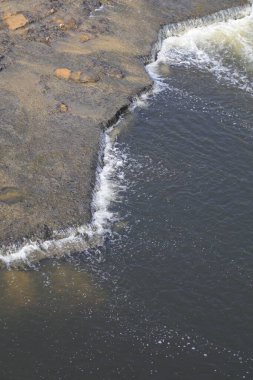 Akıntı düşüyor, fotoğrafa yakın çekim