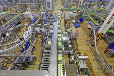 Luannan County - 21 Ekim 2016: Mengniu Süt Ürünleri (Luannan), Luannan County, Hebei Eyaleti, Chin