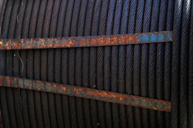 Turna teli ip, fotoğrafa yakın çekim.