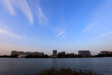 Su şehrinin manzarası