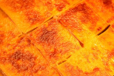 Peynirli ekmek yakın plan.