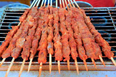 Çin geleneksel yemek koyun eti teli