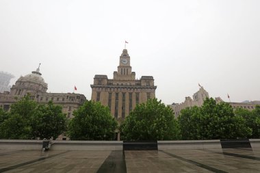 Şangay - 29 Mayıs 2018 Şangay Bund Mimari Sahnesi, Şangay Şehri, Çin