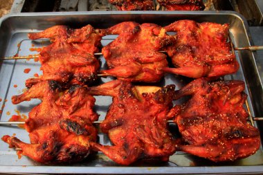 Geleneksel Çin yemeği, ızgara tavuk pirzolası