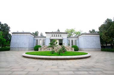 Shijiazhuang - 28 Nisan 2015 'te Çin' in kuzeyinde şehit anıtı, 28 Nisan 2015 'te, Shijiazhuang kenti, Hebei, Çin