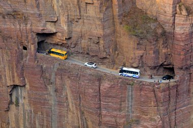 Guoliang duvar karayolu asmak, Hui ilçe, Henan eyaleti, Çin