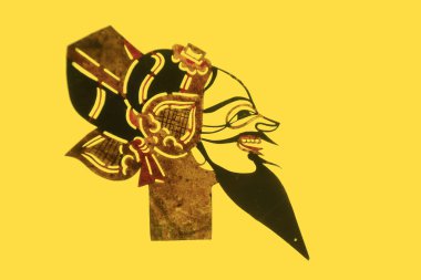 traditional Chinese paper-cut works, closeup of photo