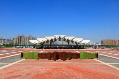 Tangshan - 27 Ağustos 2016 'da şehir inşaatı, Tangshan şehri, Çin