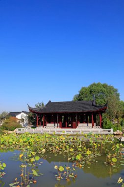 Tangshan - 27 Ağustos - Çin antik mimarisi 27 Ağustos 2016 tarihinde, Tangshan şehri, Çin