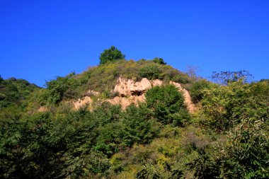 Dağ manzarası jeolojik bir parktadır.