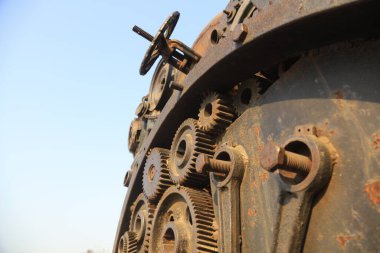 Mekanik vites, fotoğrafa yakın çekim.