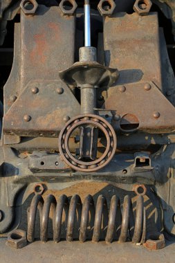 Mekanik yay aygıtı, fotoğrafa yakın çekim