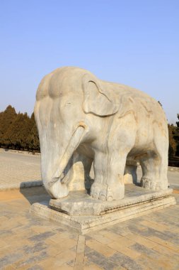 Çin antik fil heykelleri