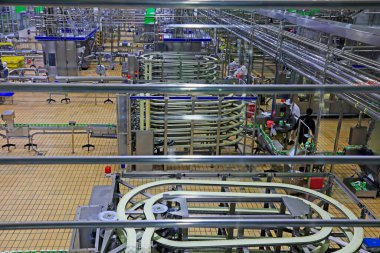 Luannan County - 21 Ekim 2016: Mengniu Süt Ürünleri (Luannan), Luannan County, Hebei Eyaleti, Chin