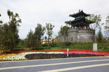 Geleneksel Çin mimari manzarası