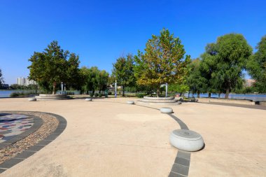 Çin parklarının mimari manzarası