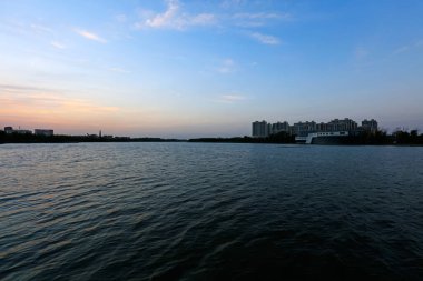 Su şehrinin manzarası