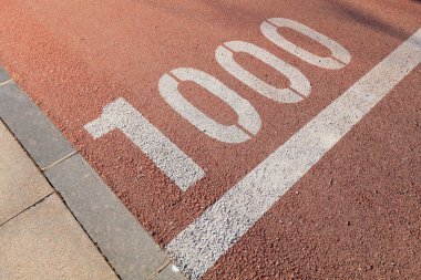 Plastik zemindeki sayılar