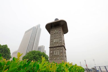 Şangay - 29 Mayıs 2018 Şangay Bund Mimari Sahnesi, Şangay Şehri, Çin