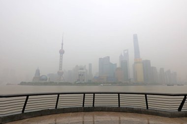 Şangay Bund Mimari Sahnesi, Şangay Şehri, Çin