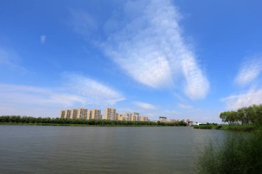 Liman Kenti Mimari Sahnesi, Luannan County, Hebei Eyaleti, Çin