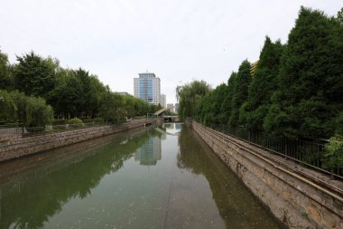 Liman Kenti Mimari Sahnesi, Shijiazhuang Şehri, Hebei Eyaleti, Çin