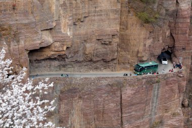 Guoliang duvar karayolu asmak, Hui ilçe, Henan eyaleti, Çin