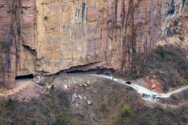 Guoliang duvar karayolu asmak, Hui ilçe, Henan eyaleti, Çin
