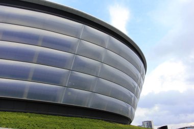 Glasgow dairesel binası, İngiltere, fotoğrafa yakın çekim