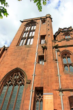 Manchester - 27 Temmuz: John Rylands Kütüphanesi mimari görünümü, 27 Temmuz 2016, Manchester, İngiltere.