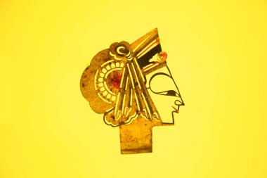 traditional Chinese paper-cut works, closeup of photo