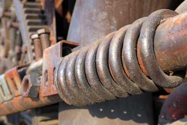 Mekanik yay aygıtı, fotoğrafa yakın çekim