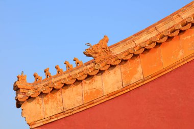 Çin antik mimari manzarası