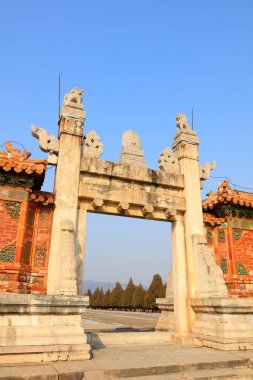 Geleneksel Çin mimari manzarası