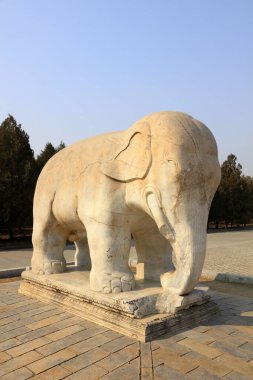 Çin antik fil heykelleri