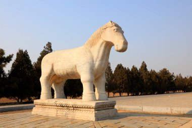 Çin antik at heykelleri