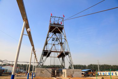 Madencilik alanında mayın.