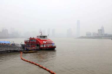 Şangay Bund Haze 'de, Şangay City, Çin