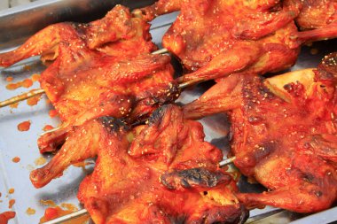 Geleneksel Çin yemeği, ızgara tavuk pirzolası