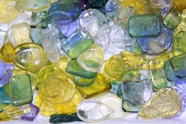 Kristal süs, fotoğrafın yakın çekimi.