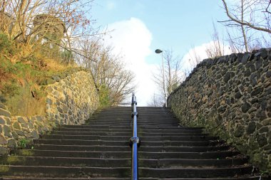 Carlton Hill, Edinburgh, İngiltere 'ye ayak bastı. 
