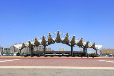 Tangshan - 27 Ağustos 2016 'da şehir inşaatı, Tangshan şehri, Çin