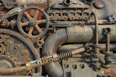 Mekanik vites, fotoğrafa yakın çekim.