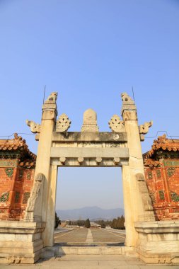 Geleneksel Çin mimari manzarası