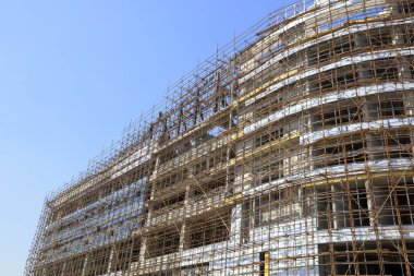 İnşaat alanı için yapı iskelesi