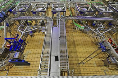 Luannan County - 21 Ekim 2016: Mengniu Süt Ürünleri (Luannan), Luannan County, Hebei Eyaleti, Chin