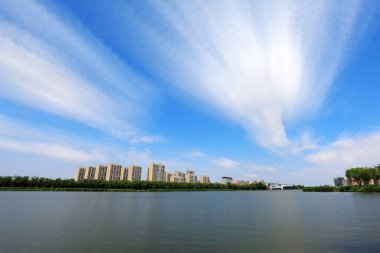 Liman Kenti Mimari Sahnesi, Luannan County, Hebei Eyaleti, Çin