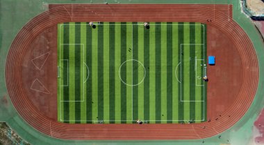 Luannan County, Hebei Eyaleti, Çin 'de bir ortaokul çocuk parkı.