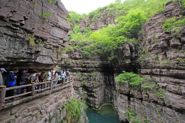 Yuntai Dağı manzaralı bölgesi, Jiaozuo şehri, Henan bölgesi, Çin.